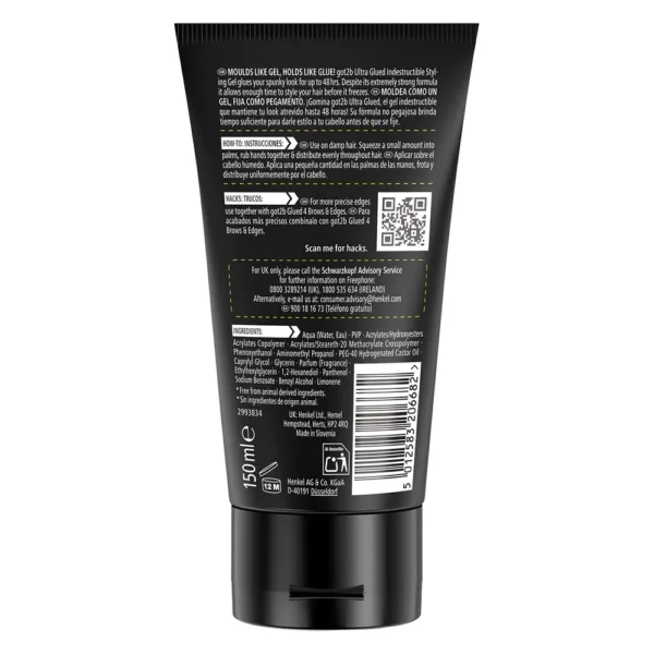Got2B Ultra Glued Styling Gel 150ml - Image 2