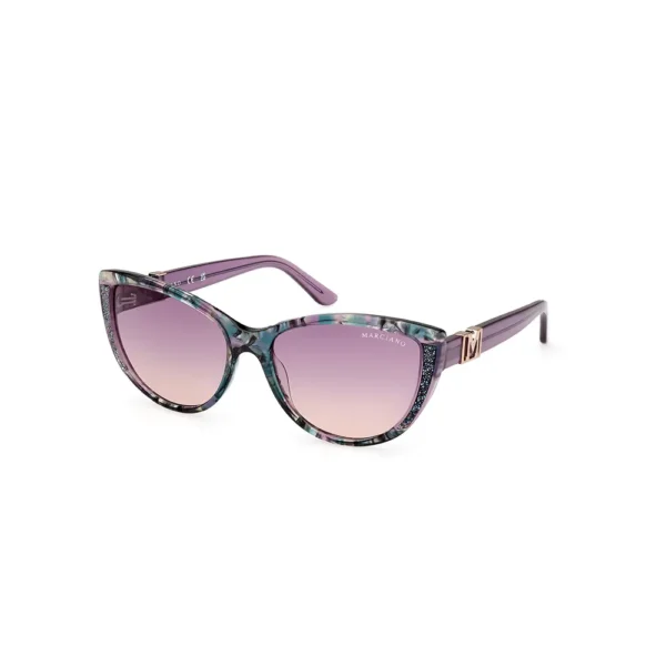 Guess By Marciano Cat Eye Sunglasses 58mm Lilac Havana - Image 2
