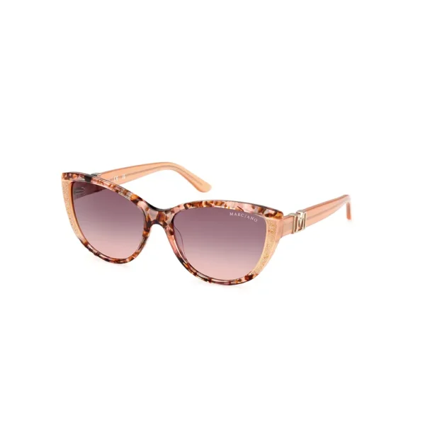 Guess By Marciano Cat Eye Sunglasses 58mm Pink Havana - Image 2