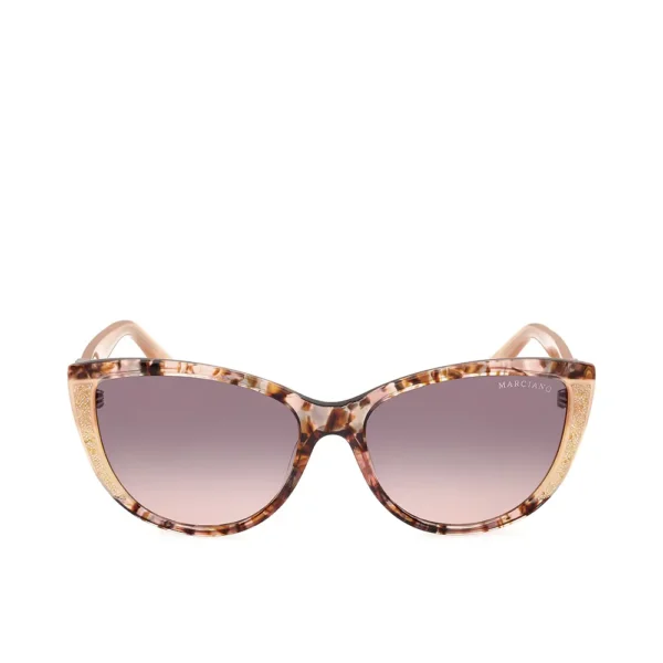 Guess By Marciano Cat Eye Sunglasses 58mm Pink Havana
