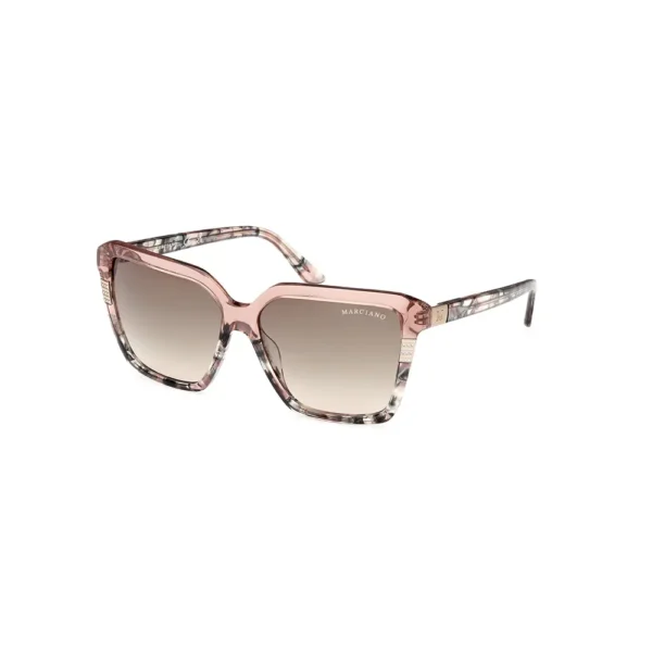 Guess By Marciano Pink Animal Print Sunglasses 58MM - Image 2