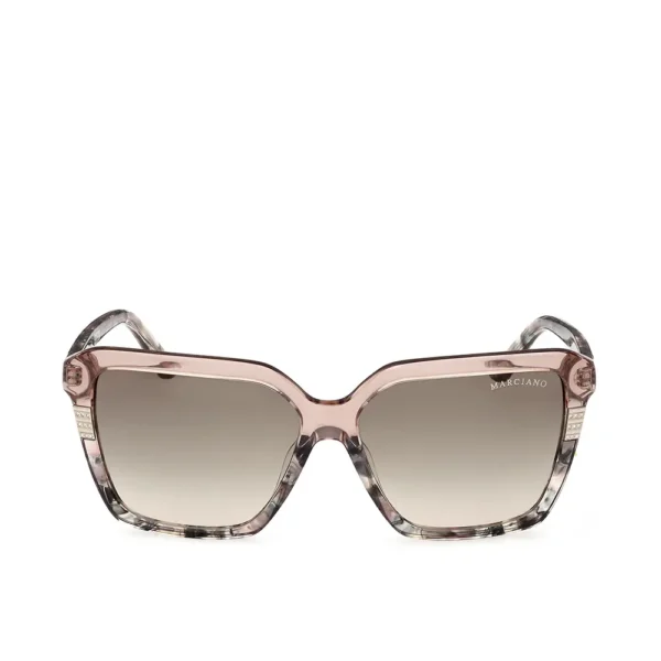 Guess By Marciano Pink Animal Print Sunglasses 58MM