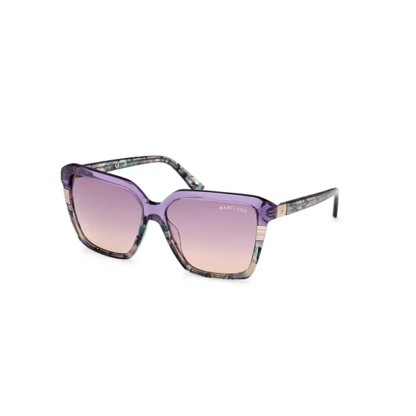 Guess By Marciano Square Sunglasses 58mm - Lilac/Pink - Image 2