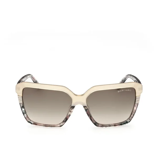 Guess Marciano Square Sunglasses 58mm Havana