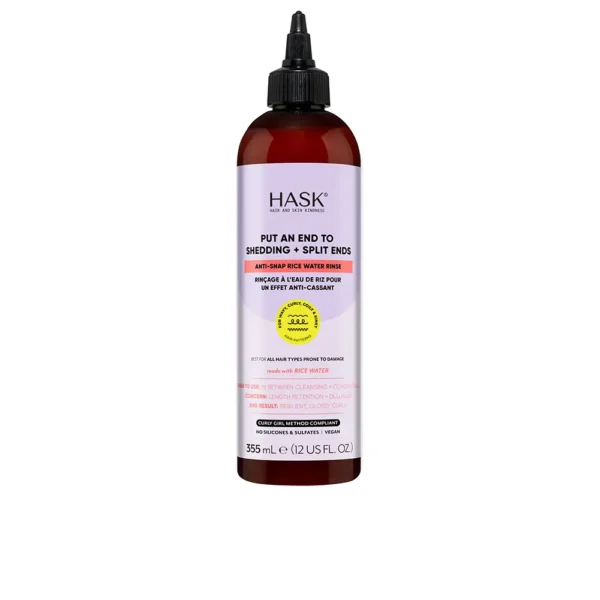 HASK Texture Anti-Hair Loss Solution 355ML with Rice Water