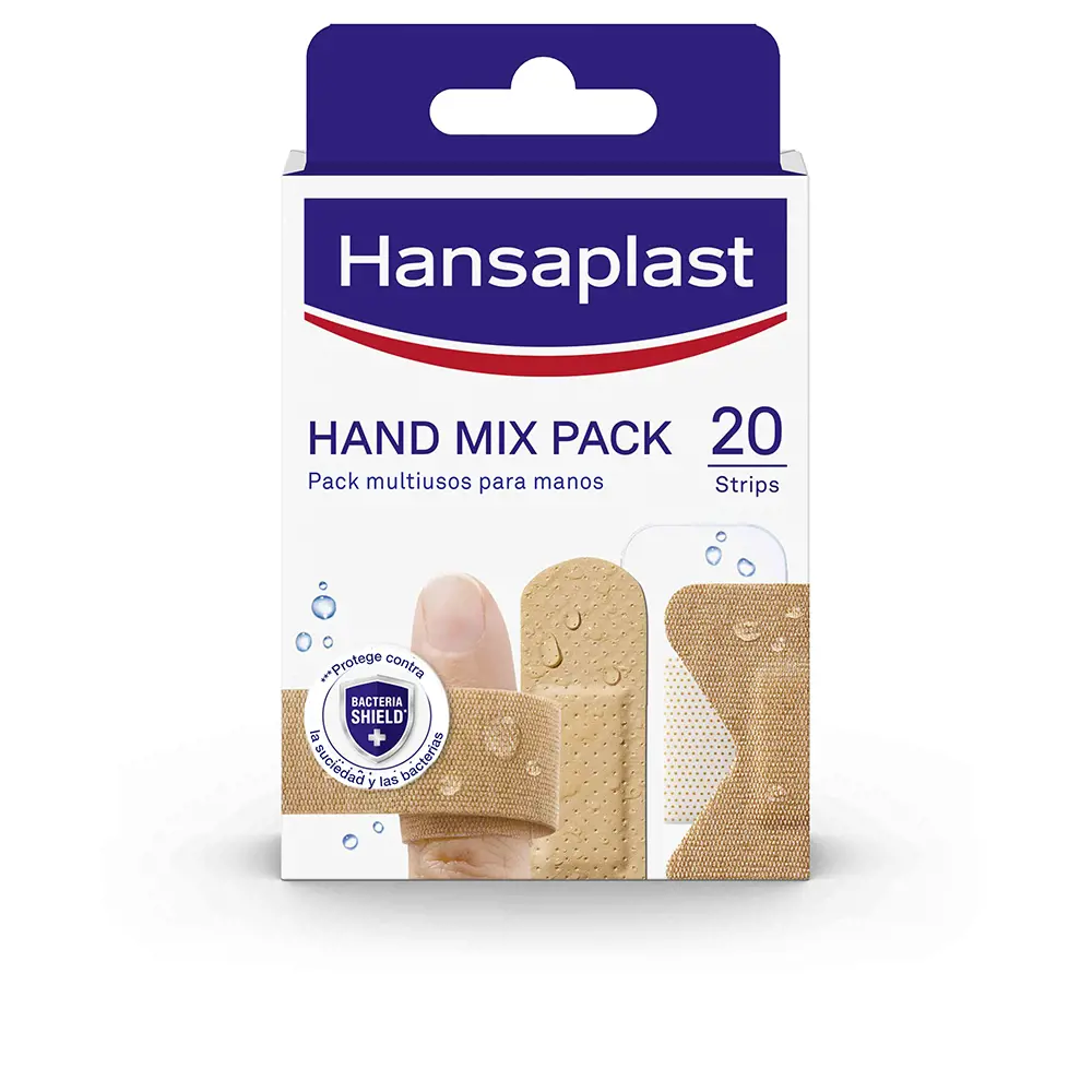 Hansaplast Hand Mix Dressings - 20 Units in 5 Sizes