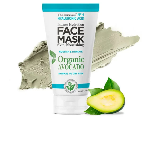 Hyaluronic Acid Face Mask With Organic Avocado 50ML - Image 4
