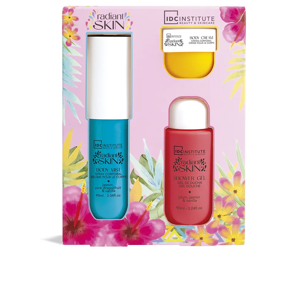 IDC Institute Radiant Skin 3-Piece Body Care Set