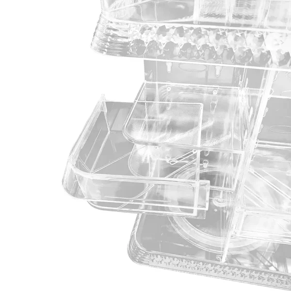 IKO Rectangular Makeup Organizer With Drawer - Image 4