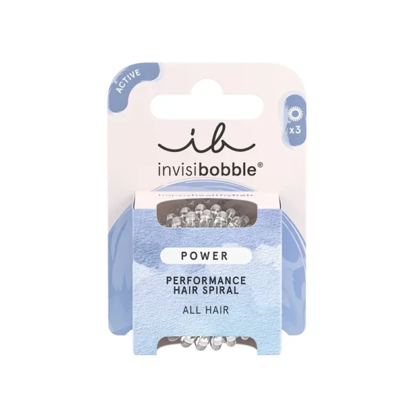 INVISIBOBBLE Power Crystal Clear Hair Ties - 3 Units - Image 2