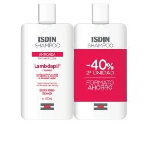 ISDIN LAMBDAPIL Anti-Hair Loss Shampoo Pack 2 x 400ML