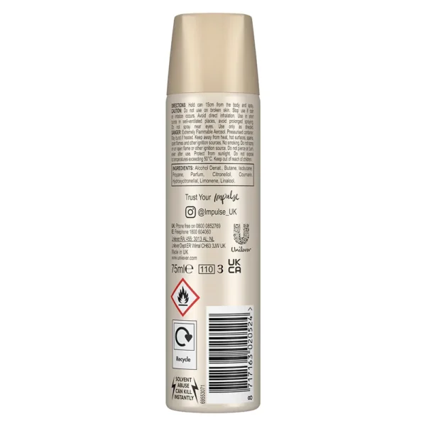 Impulse Tease Body Spray 75ML - Image 2