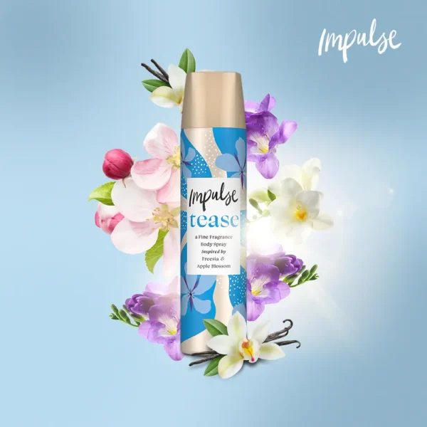 Impulse Tease Body Spray 75ML - Image 3
