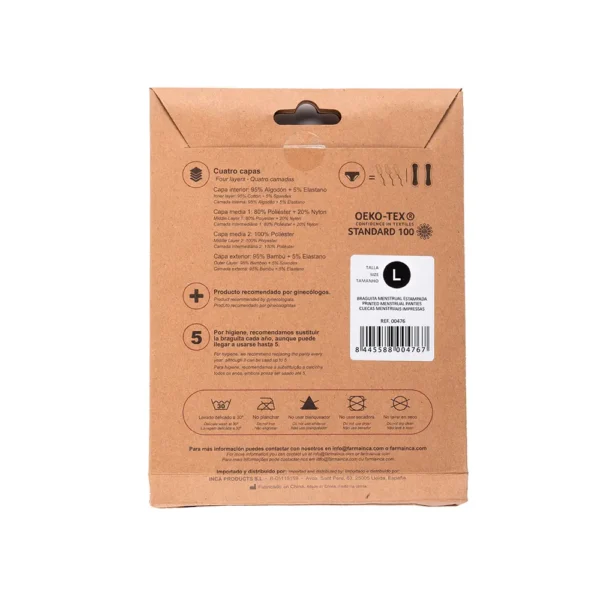 INCA | BRAGUITA MENSTRUAL | Femenine Hygiene - Image 8