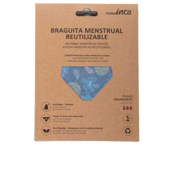 Inca Super Absorption Menstrual Panties Size M - Blue