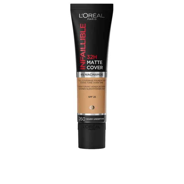 Infaillible 32H Matte Cover Foundation #260 Golden Sun - 30ML