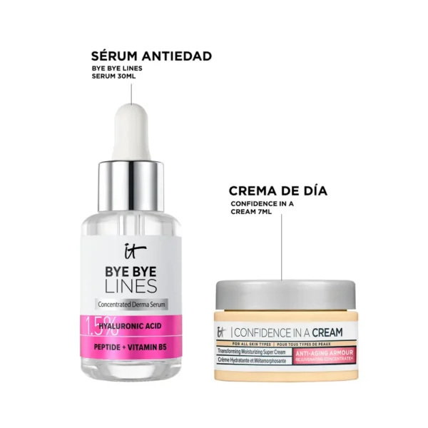 It Cosmetics Bye Bye Lines Pack - 2 Pieces Serum & Day Cream - Image 2
