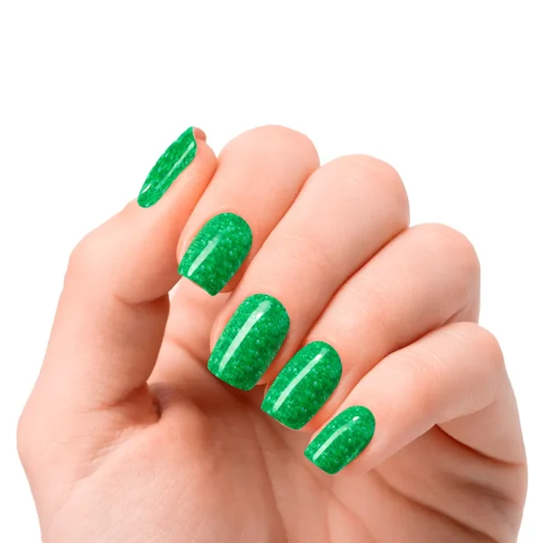 Jade Glitter Glam Gel Nail Sheets - 20 Units - Image 2