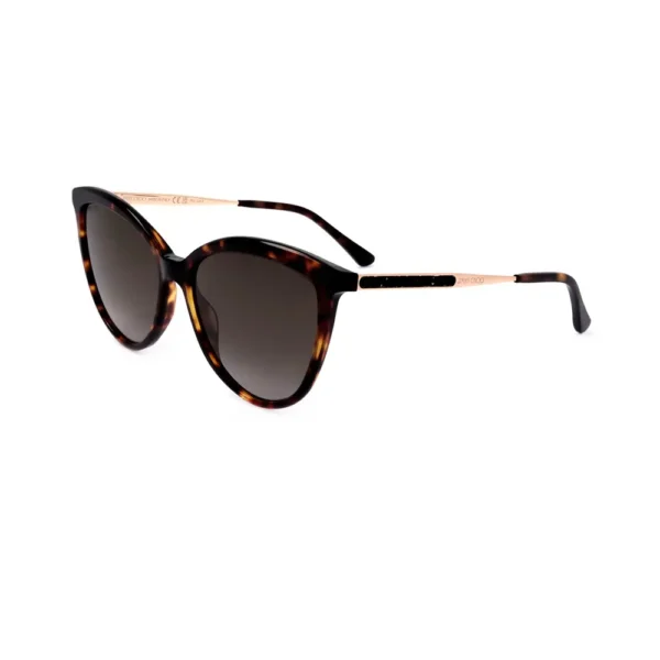 Jimmy Choo Belinda Cat Eye Sunglasses 145mm - Havana - Image 2