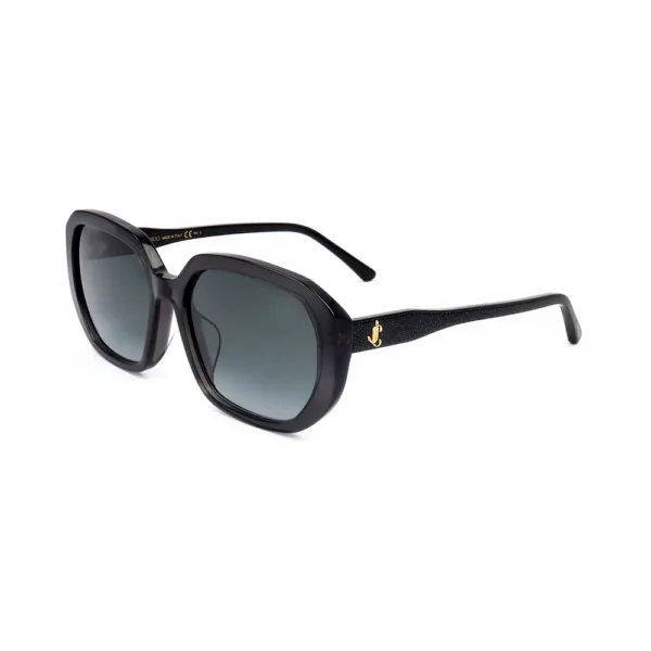 Jimmy Choo Black Rectangular Sunglasses 145 mm - Image 2