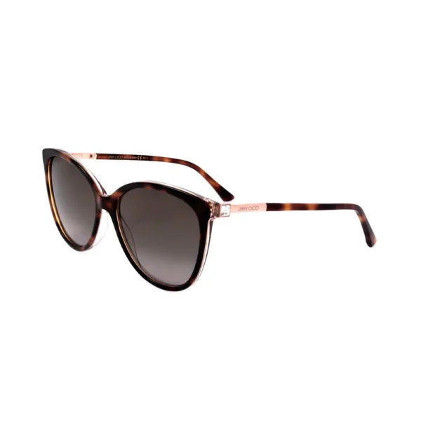Jimmy Choo Cat Eye Sunglasses 145MM - Havana - Image 2