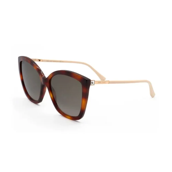Jimmy Choo Cat Eye Sunglasses 145MM - Havana - Image 2