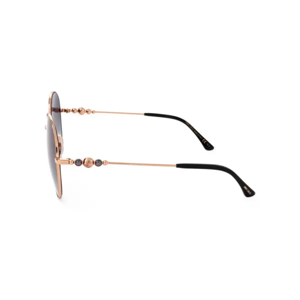 Jimmy Choo Gold Round Sunglasses 145mm - Image 3