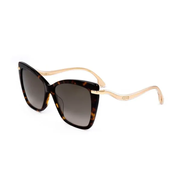 Jimmy Choo Rectangular Sunglasses 145mm Black Havana - Image 2