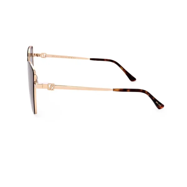 Jimmy Choo Square Sunglasses 145MM - Golden - Image 3