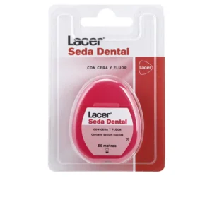 LACER Dental Floss with Wax & Fluoride 50M