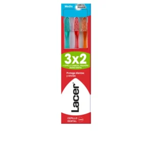 LACER Small Head Dental Brush Pack of 3