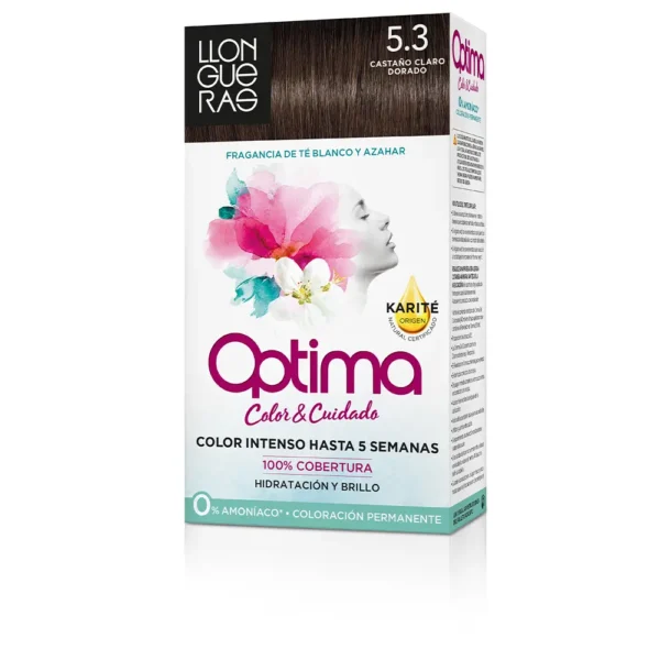 LLONGUERAS OPTIMA Hair Colour 5.3 Golden Brown 1 Unit