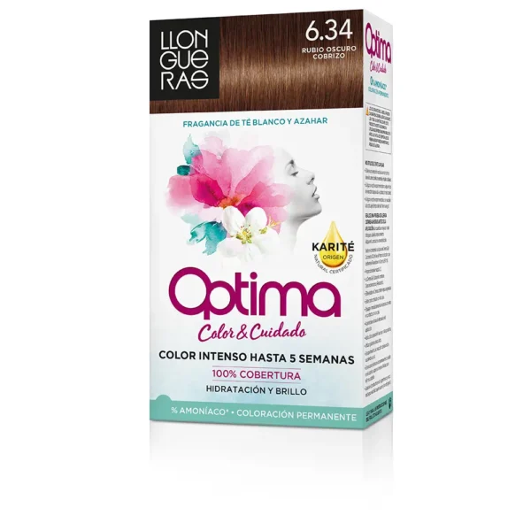 LLONGUERAS OPTIMA Hair Colour #6.34 Golden Deep Blond 1U