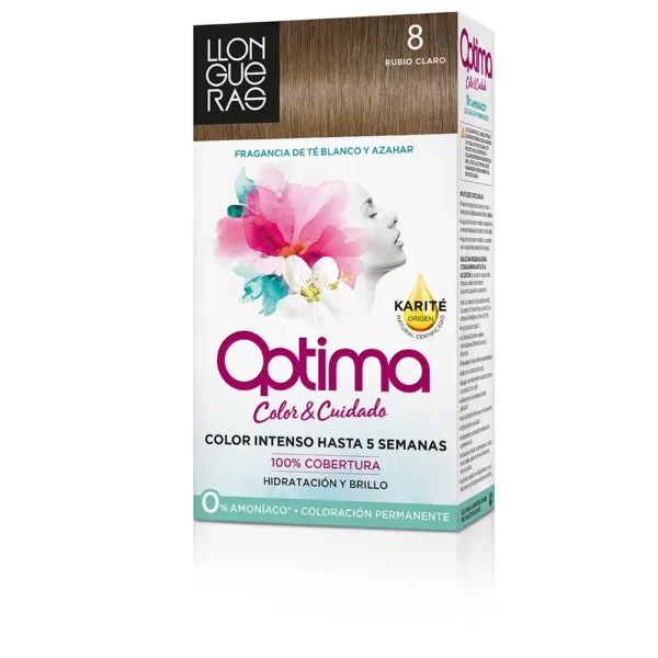 LLONGUERAS Optima Hair Colour #8 Light Blonde 1 Unit
