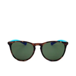 LOTTO Blue Havana Round Sunglasses 142MM