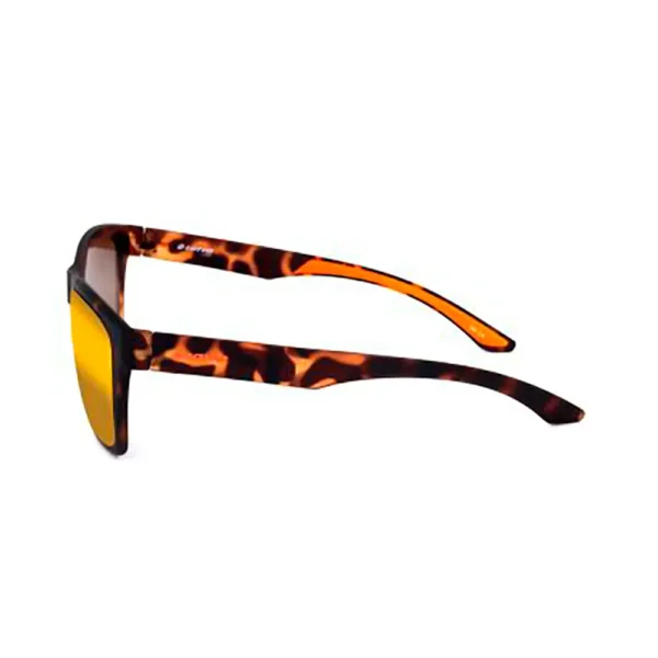 LOTTO LS1002 Rectangular Sunglasses 138MM - Orange & Havana - Image 3