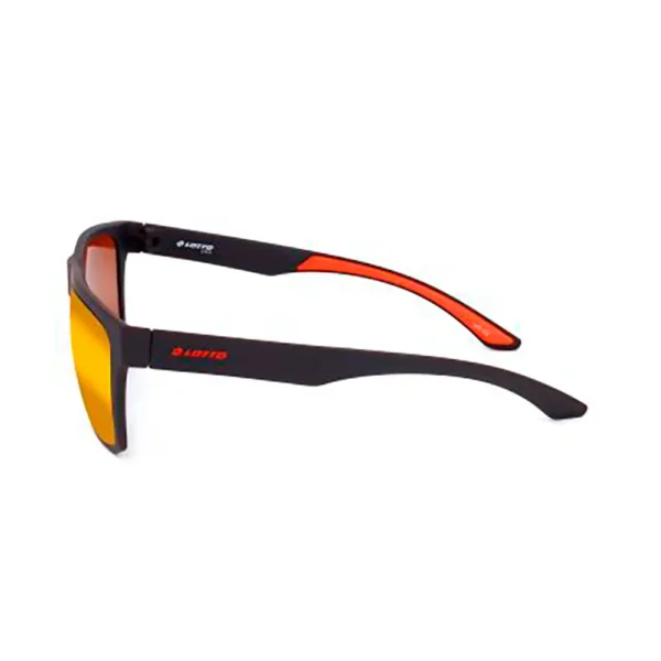 LOTTO Rectangular Sunglasses 138mm Orange & Black - Image 3