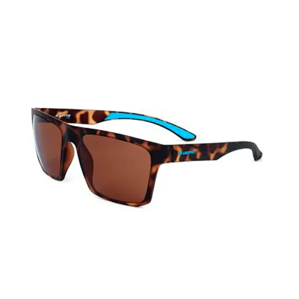 LOTTO Rectangular Sunglasses 138mm in Blue & Havana - Image 2