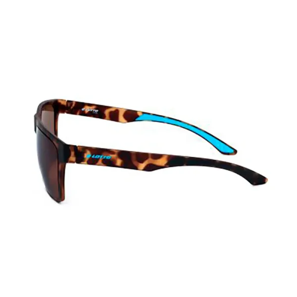 LOTTO Rectangular Sunglasses 138mm in Blue & Havana - Image 3