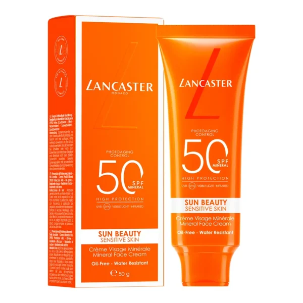 Lancaster Sun Beauty Mineral Cream SPF 50 for Sensitive Skin 30ml - Image 2