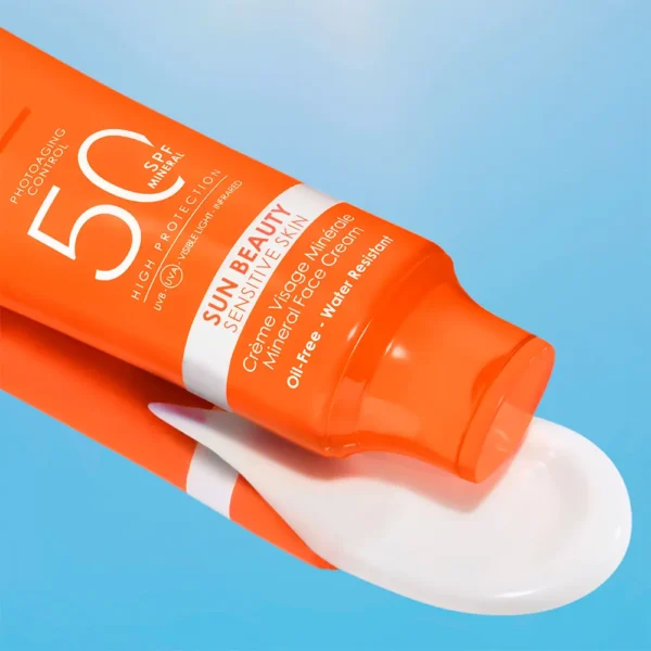 Lancaster Sun Beauty Mineral Cream SPF 50 for Sensitive Skin 30ml - Image 4