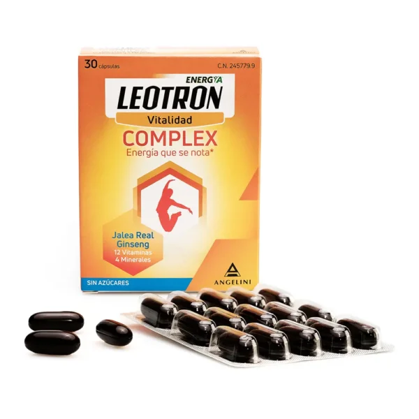 Leotron Complex 30 Capsules - Vitamin B5 & Zinc Supplement - Image 2