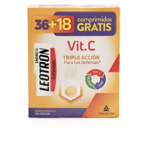 Leotron Vitamin C Effervescent Tablets 54 Units - Orange Flavor