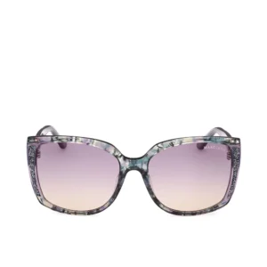 Lilac Havana Square Sunglasses 59mm