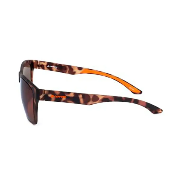 Lotto Rectangular Sunglasses 138 mm - Orange/Havana - Image 3