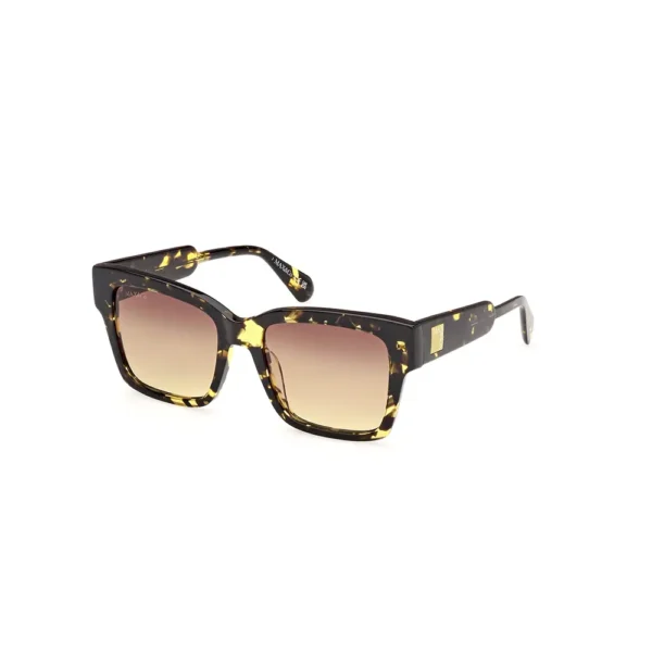 MAX & CO Rectangular Havana Sunglasses 52mm - Image 2