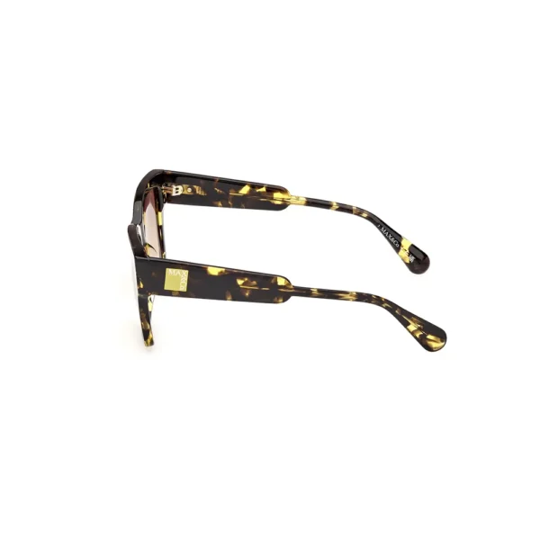 MAX & CO Rectangular Havana Sunglasses 52mm - Image 3