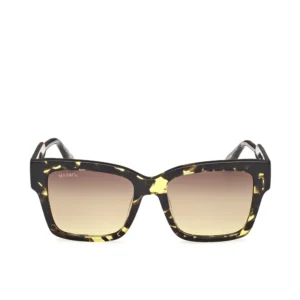 MAX & CO Rectangular Havana Sunglasses 52mm
