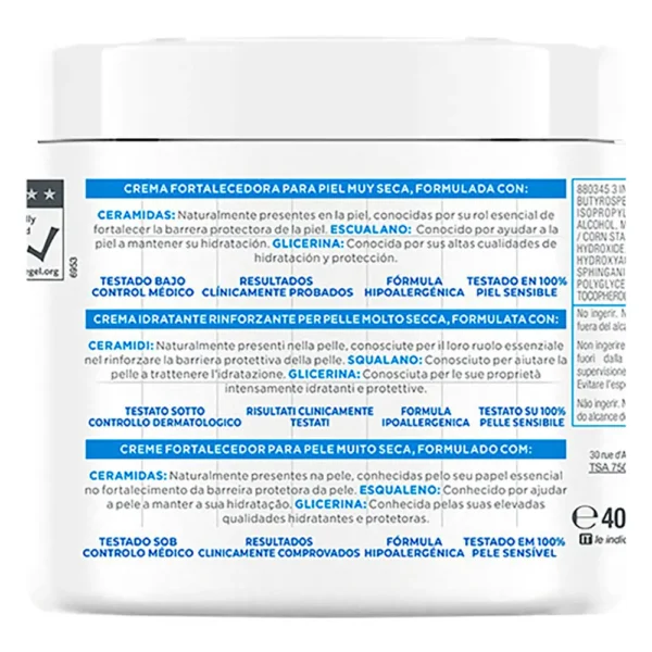 MIXA Ceramide Protect Strengthening Cream 400ML - Image 2