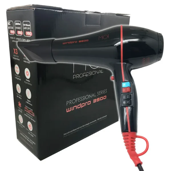 MOI Windpro 3500 Professional Hair Dryer 2000W - Image 2